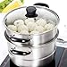 DJFKDYHPE Stainless Steel Steamer, Easy to Clean, Easy to Use, Suitable for All Induction Cookers