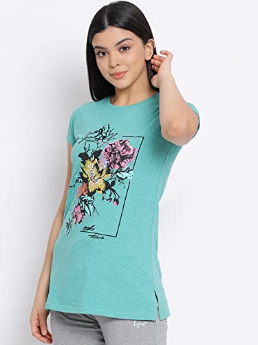 Image of Lyra Women's Cotton Regular Fit T-Shirt