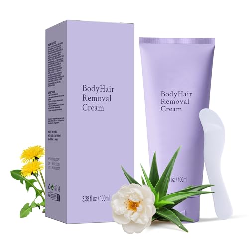 Hair Removal Cream for Women, Plant-Based Sensitive...