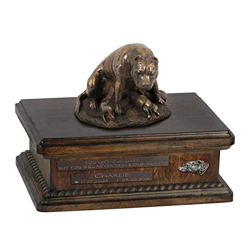 Urne pour les cendres de chien de grande capacité 5L en bronze coulé - 2