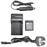 DSTE S002E Batterie Li ion Rechargeable + Chargeur DC62U Compatible pour Panasonic CGA S002, CGA S002A, CGA S002E, DMW BM7 et Lumix DMC FZ4, DMC FZ5, DMC FZ10, DMC FZ15, DMC FZ20