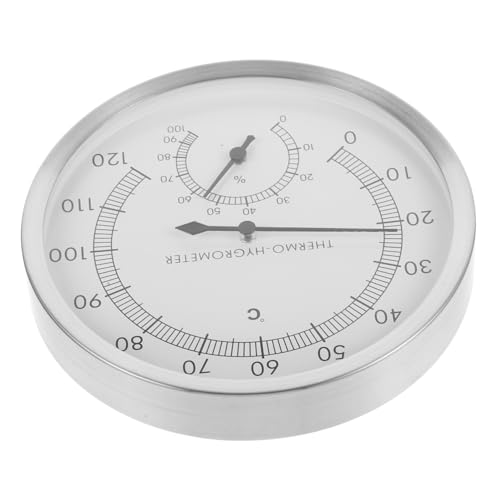 JOINPAYA High Precision Hygrometer Thermometer for Sauna Durable Humidity and Temperature Gauge Simple Sauna Thermometer for Accurate Measurements