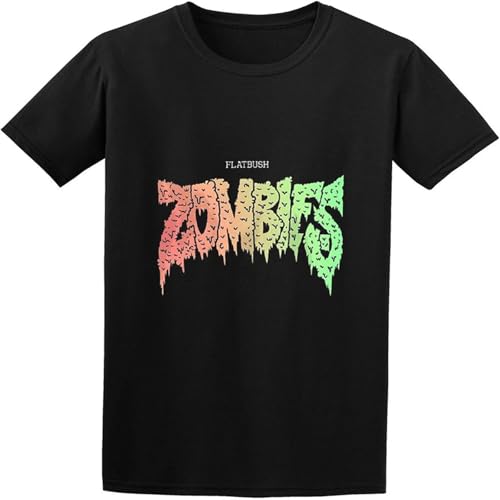 Flatbush Zombies Rapper Hip Hop Vintage Men's Fashion T-Shirt Casual Tees Clothing Black XL