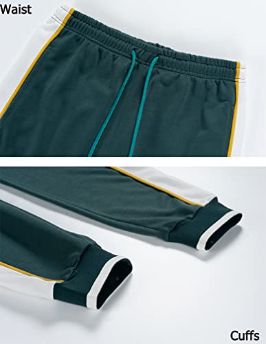 Tebreux Men's Tracksuits 2 Piece Outfit Jogging Suits Set Casual Long Sleeve Sports Sweatsuits Jean Blue L #TOP3