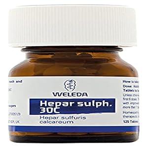 Weleda Hepar Sulphuris 30C – Pack of 125 Tablets