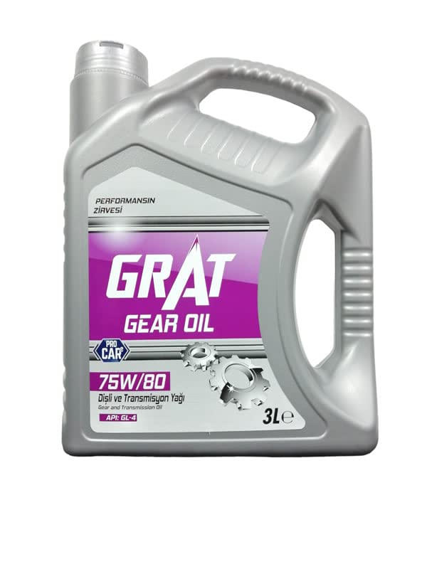 Grat Şanzıman Yağı 75-80 3 Litre Gl-4 Yarı Sentetik