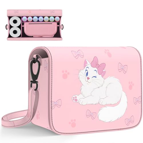 Funda para cámara instantánea para niños Pink-Cat