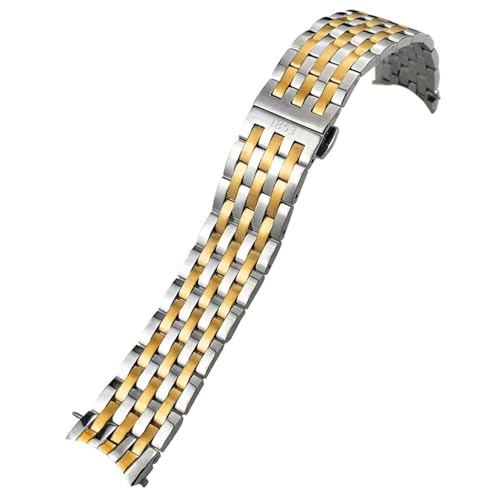 Bracelet de montre acier inoxydable 20mm argent pour montre homme femme Tissot T097407