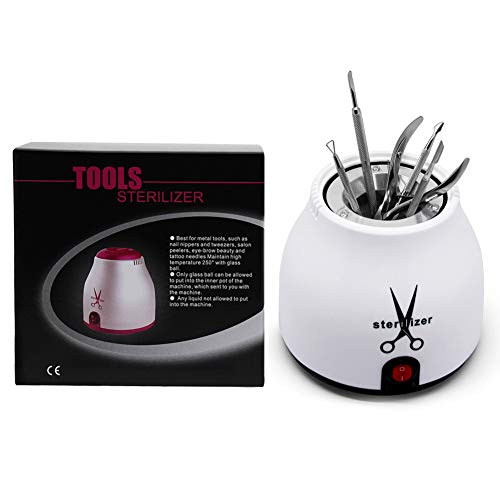 Nail Tool Sterilizer Implement Disinfect Pot High Temperature for Manicure Nail Utensils Salon