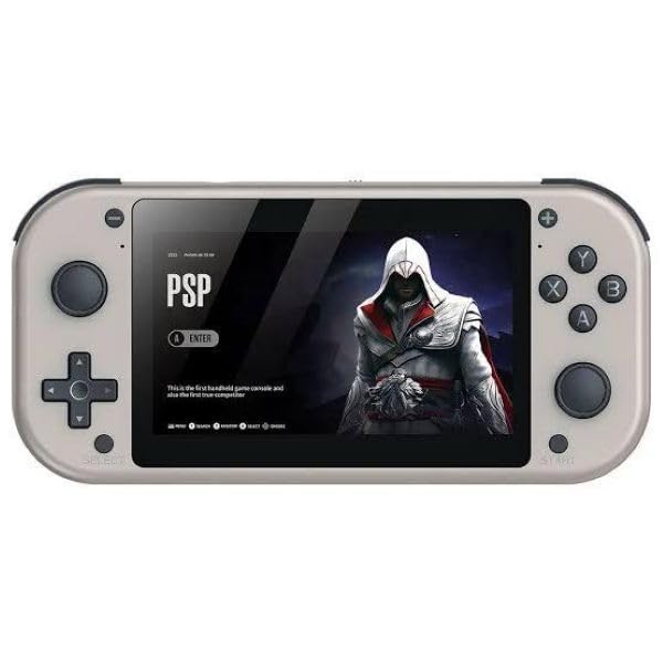 Retro Handheld Game Console, 4.3 Inch LCD Screen, PSP/PS1/N64