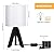 HAITRAL Wooden Tripod Table Lamp with Black Base, Small Table Lamp Bedsides Lamp with Linen Fabric Shade, Nightstand Lamp Cute Night Lamp for Bedroom,Kids Room,Nursery,Dorm