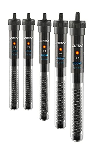 JBA Submersible Aquarium Heater 25W/50W/100W/200W/300W Fish Tank Thermostat- UK PLUG (300W)