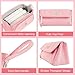 Sooez Super Large Pencil Case, Big Capacity Pencil Bag with 3 Compartments, can hold 100 pencils, Cute Pencil Pouch with Zipper, Portable Stationery Pen Bag, School Supplies For Teen Girl, Sky Blue