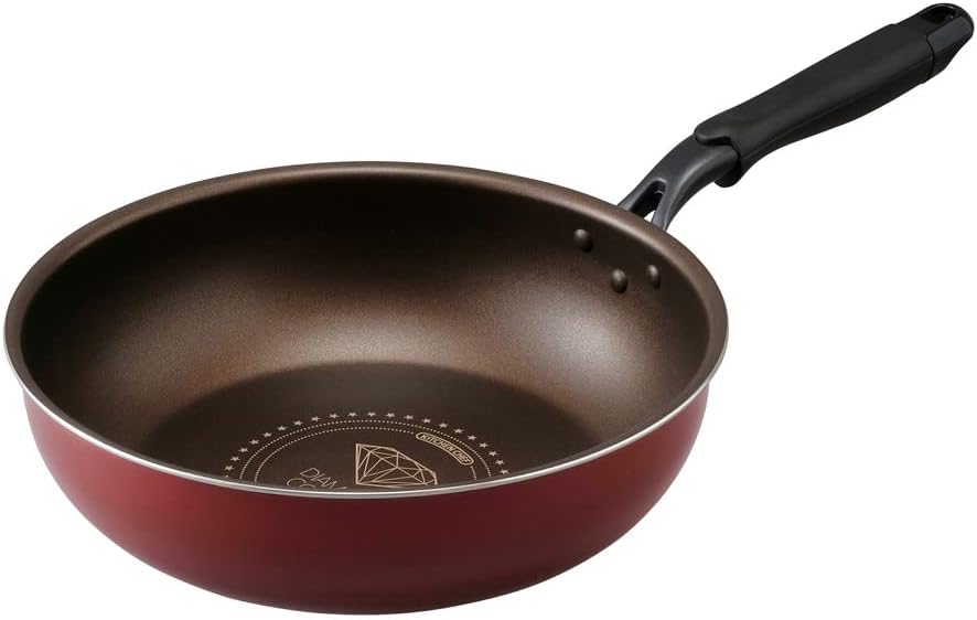 Iris Ohyama KITCHEN CHEF DGSW28 Frying Pan, For Gas Stoves