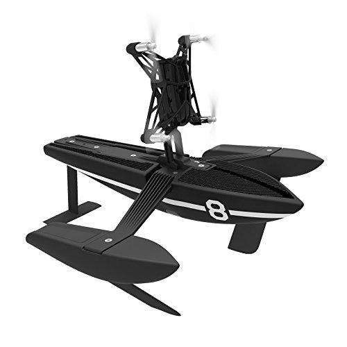 Parrot Hydrofoil Orak - Dron 'dos en uno' para pilotar por aire y agua, cuadricóptero y barco (cámara vertical 30 FPS, 18 Km/h, 9 minutos de vuelo, 20 metros de alcance, programable), color negro