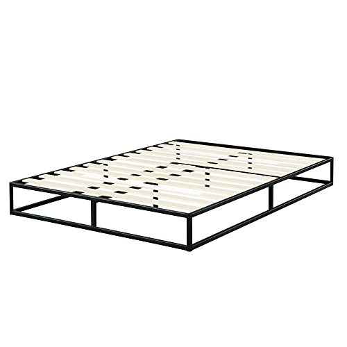 Olee Sleep 22cm Modernes Metall-Plattform-Bettgestell / Bett Mit Holzlatten / Matratzenrahmen / Kein Boxspring Erforderlich / 90 x 200cm / Twin /...