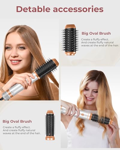 UMIGA Hair Styler 5 in 1, Air Styler Set with Ionic Hair Dryer,Auto Air Curler,Thermal Brush,Hair Dryer Set for Styling, Fast Drying, Volumizing,Curling,Straightening, Ion Care - Image 6