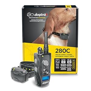 Dogtra Canada 280C Waterproof 127-Level Precise Control LCD Screen .80KM Remote Training Dog E-Collar