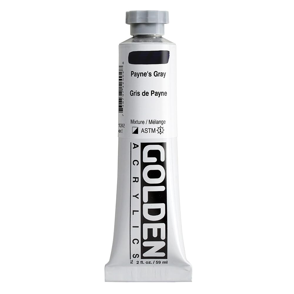 Golden Heavy Body Acrylic Colour 60ml Tubes Paynes Gray