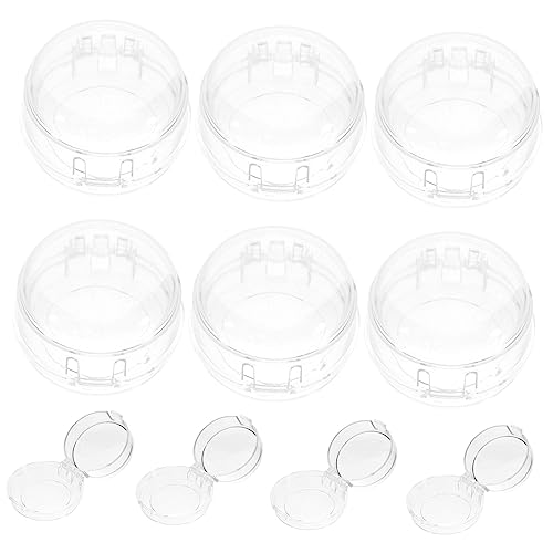 SHOWERORO 10 pcs Transparent Stove Knob Protectors for Safety Gas Stove Knob Covers Easy to Use and Clean Compact Prevent Accidents and Misuse