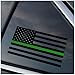 Produktbild Thin Green Line Militär- und Ranger-Unterstützung, Vinyl-Aufkleber für Autofenster