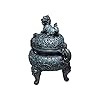 Incense burners chinese style retro incense burner copper three legged incense burner incense stick sandalwood aromatherapy incense burner ornaments incense holders backflow  urban country home decor