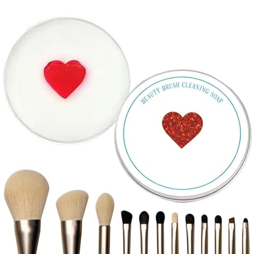 Makeup Brush Cleaning Mat - Silicone Wash Pad Kit, Brush Cleaner with Soap Bar, Deep Clean Tool for Cosmetic Brushes Sponges, Di