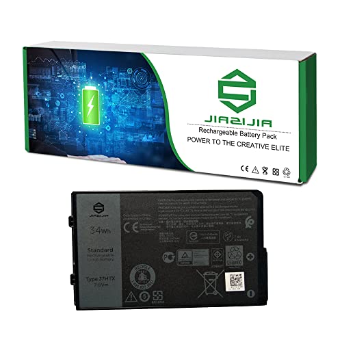 Image of J7HTX 451-BCDH Laptop Battery Replacement for Dell Latitude 7202 7212 7220 Rugged Extreme Tablet T03H T03H002 T03H T03H003 Series 02JT7D 2JT7D J82G5 7XNTR FH8RW 0FH8RW DRPTJ 7.6V 34Wh 4342mAh