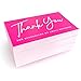 RXBC2011 Thank you for supporting my small business Card Package Insert for Online business Client Appreciation Notes Pack of 100 pink
