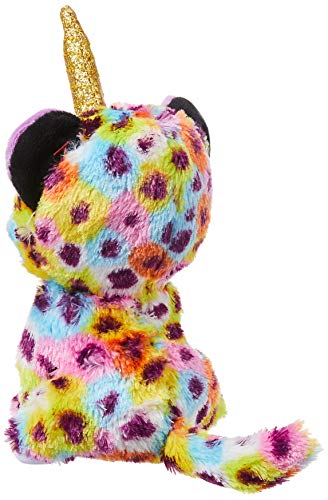 Ty 36284 15 Cm Giselle Leopard W/Horn-Beanie Boos, Multicolored #TOP1