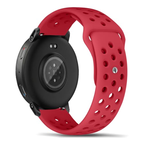 FayToon 22mm �o���h Amazfit Active Max/Amazfit Bip 6/Bip 5/Balance 2 �V���R���� �o���h �p���`���O �E�H�b�`�X�g���b�v �X�|�[�c�o���h �_�炩�� �y�� �ʋC�� �h�� �h�� ���ɗD���� �����p�x