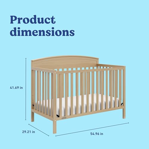 Graco Benton 5-in-1 Convertible Crib, Driftwood - image 5