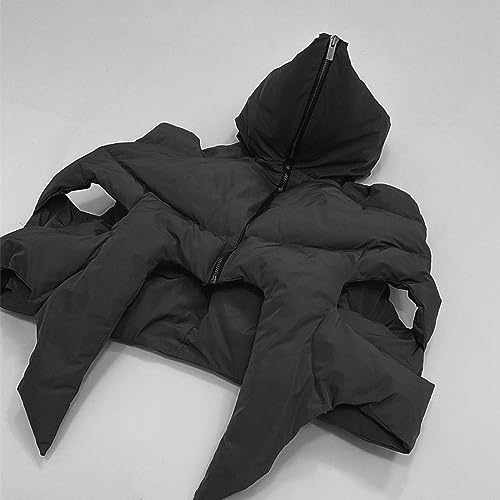 Women's Fashion Sleeveless Warm Crop Vest Casual Lightweight Puffer Vest Outwear Cute Cutout Zipper Padded Gilet3