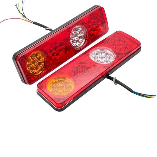 Feux pour arrière de remorque 12V : lot de 2 lampes de signalisation voiture