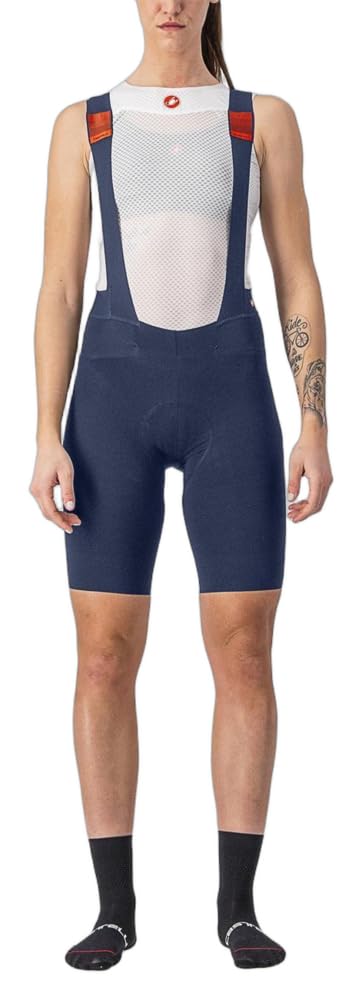 CASTELLI 4521096 Premio Black W BIBSHORT Women's Short Cycling Dungarees Black XL