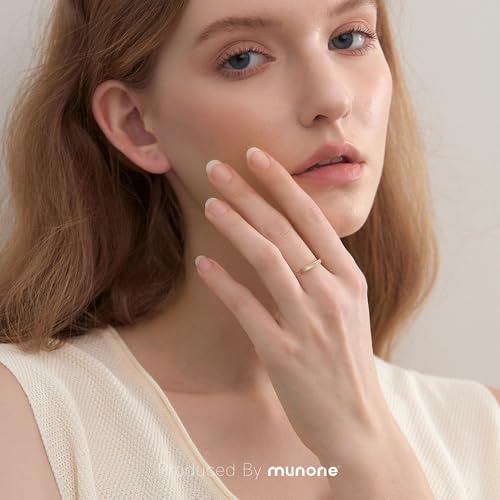 2mm Mother of Pearl Inlay Titanium Wedding Band Ring Women Gold Silver Shell Stackable Engagement Anniversary Bands Waterproof3