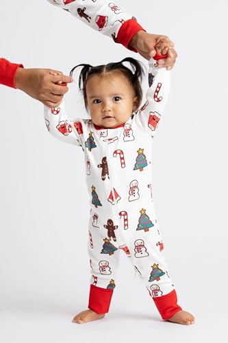 Image of MONICA + ANDY One Piece Baby Pajamas, 100% Organic Baby Clothes for Girls and Boys, Sizes For Newborn and Infant
