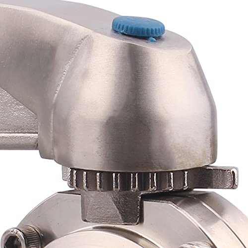Dernord Butterfly Valve With Trigger Handle Stainless Steel 304 Tri Clamp Clover (2 Inch Tri Clamp Butterfly Valve) #TOP1
