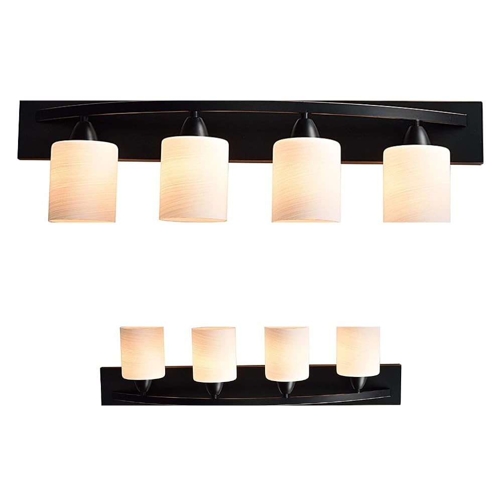 The Door Bull 4-Light Bathroom Vanity Light Oil Rubbed Bronze