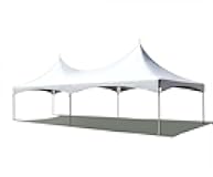 TentandTable 20' x 30' High Peak Frame Party Tent, White Top, Outdoor Waterproof Large Canopy Tents for Parties, Graduations, Weddings, Events, Commercial Grade, 2.5 Inch Durable Aluminum Frame