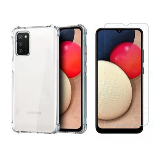 Kit Capinha Anti Impacto Anti Shock Samsung Galaxy A03s Bordas Reforçadas + Película Vidro