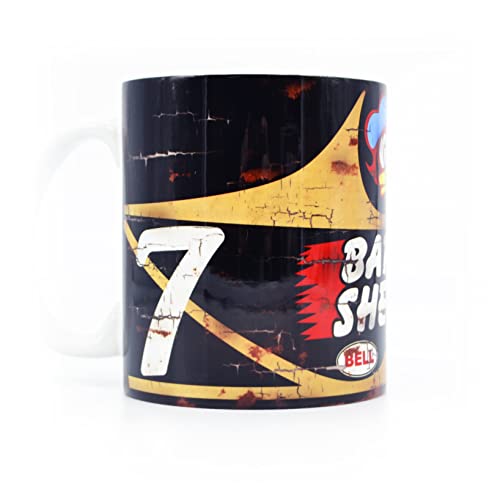Barry Sheene Helmet Mug - Motorbike Racing - Coffee & Tea - Classic Motorcycle - Art - Suzuki - Vintage - MotoGP - Superbikes - Gift Ideas - Cup - Legacy Legends - Image 2