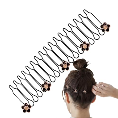 Canda pour cheveux arrière réduits, cheveux à la tête,Coiffure en de | coiffure en de coiffure - Clip de coiffure élastique pour le trajet, sport en