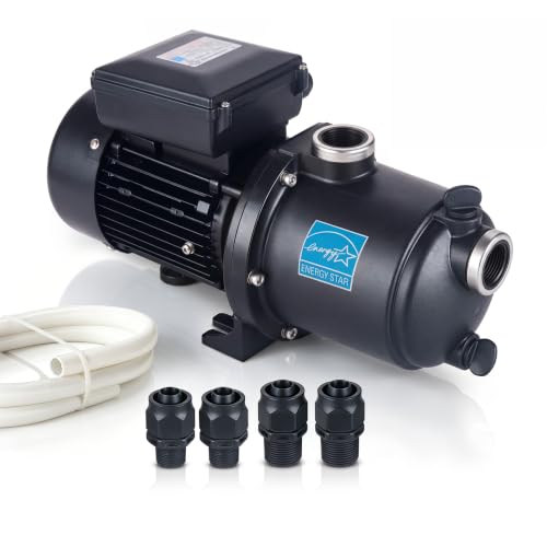 Image of Pool Booster Pump 3 /4 HP for Pressure Pool Cleaners PB460 180-480, EC-LA01N, OEM Booster Pump 3 /4 HP, 115V or 230V, 60PSI, Energy Star Specification - Black