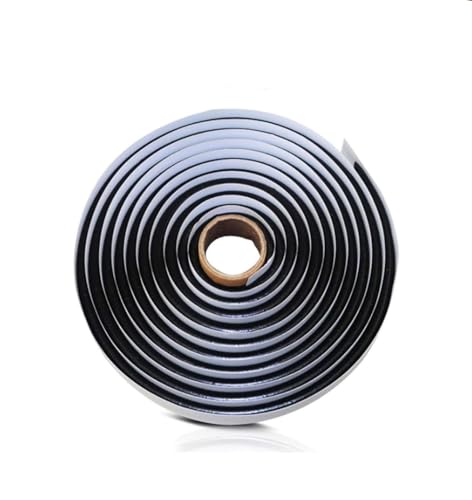 Cordón redondo de butilo (6 mm × 5 m), cordón de butilo autoadhesivo, reparación impermeable, cinta adhesiva de caucho de butilo para sellar faros, parabrisas y puertas de automóviles y camiones