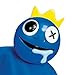 Disguise Blue Costume for Kids, Official Rainbow Friends Costume with Headpiece, Child Size (4-6)