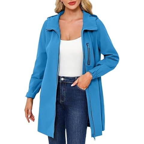 Manteau Imperméable Femme Générique Cover