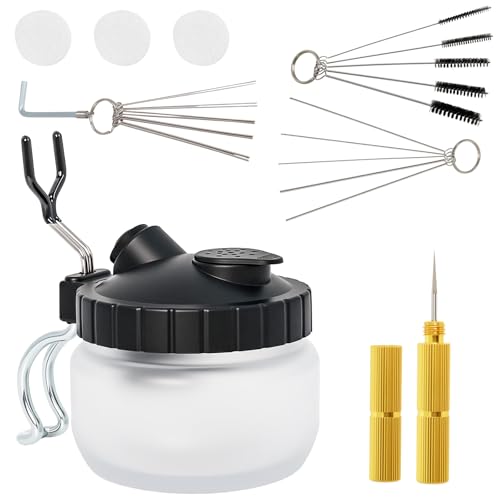 Airbrush Cleaning Kit with Pot and Tools