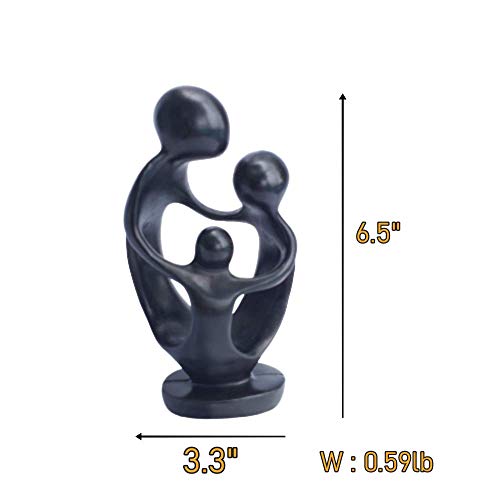 Figura abstracta Madre y Niño Estatua Decorativa 6.5 in miniatura 4