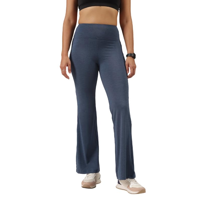 Image of BlissClub AirMelt Flare Pants - Lite | Flared Silhouette | Back Pocket| Weightless Fabric | High Rise Waistband, Tall (for Women Above 5'5)